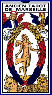 Tarot de Marseille. ( Ancien tarot de Marseille. Grimaud ). Les cartes.-0