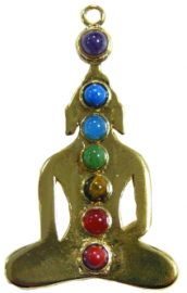 Pendentif yogi 7 chakras-0