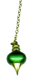 Pendule mélissium vert-0