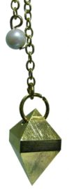 Pendule double pyramide-0