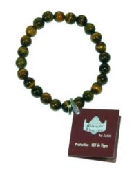 Bracelet oeil de tigre art de la chance-0