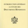 Introduction générale à l'étude des doctrines hindoues-0