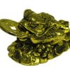 Grenouille feng-shui - laiton métal doré-0