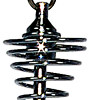 Pendule Spirale Chromé PM-0