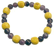 Bracelet perles de karma - Améthyste-0
