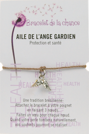 Bracelet de la chance - Aile de l'ange gardien-0