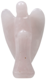 ange en quartz rose hauteur 5cm-0